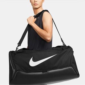 Nike Black and White Men's Duffel Bag